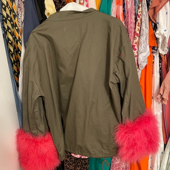 Pello Bello Jacket with Feather Sleeves - Picture 4 of 5